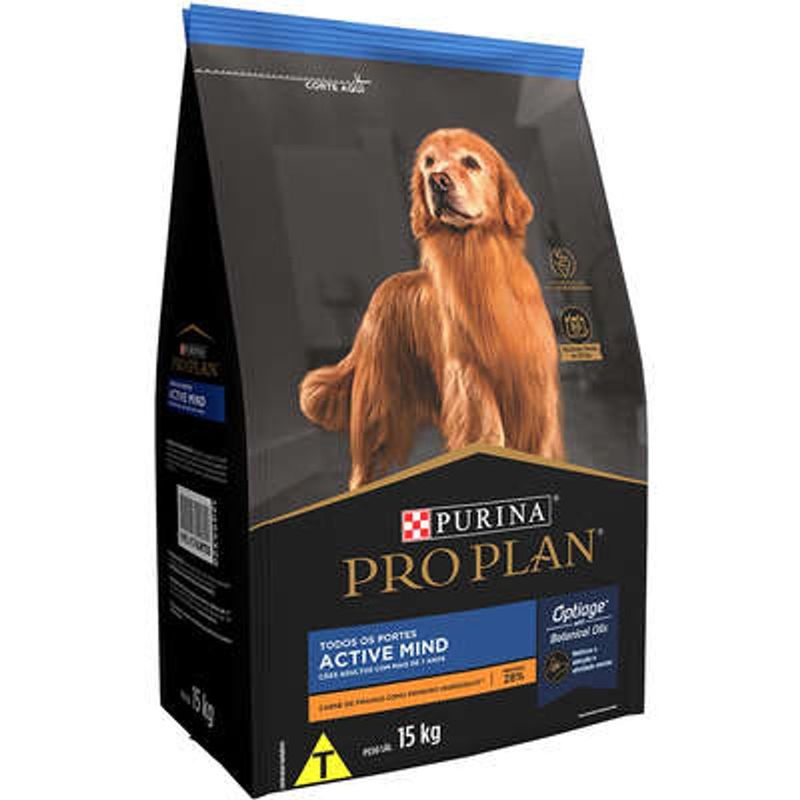 Ra  o Seca Purina Pro Plan Active Mind para C es Idosos 7  15kg 1