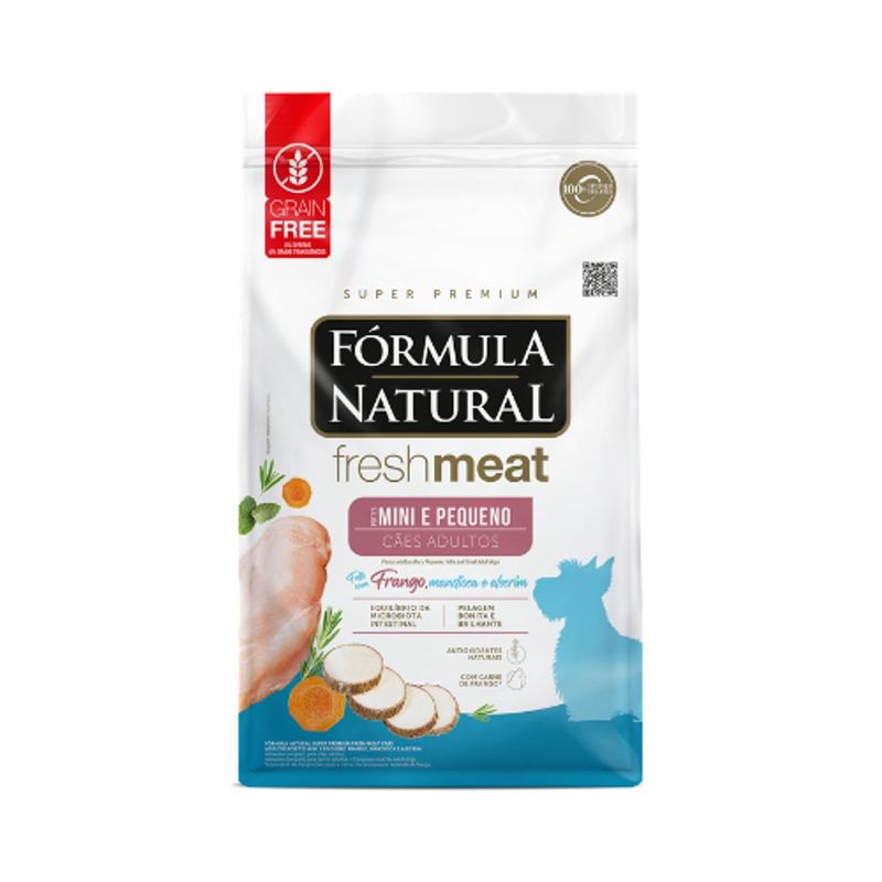 Ra  o Seca F rmula Natural Fresh Meat para C es Adultos Porte Mini e Pequeno Frango 10 1kg 0