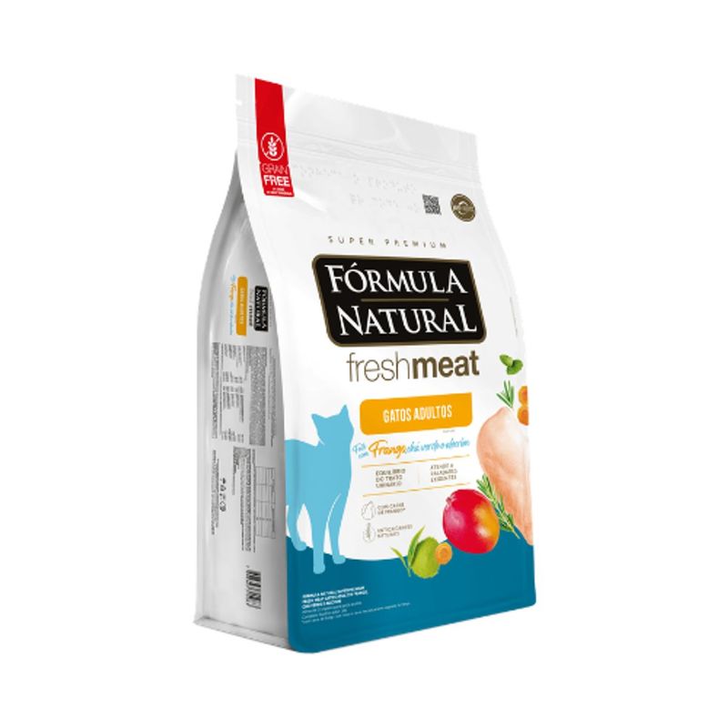 Ra  o Seca F rmula Natural Fresh Meat para Gatos Adultos Frango 10 1kg 1