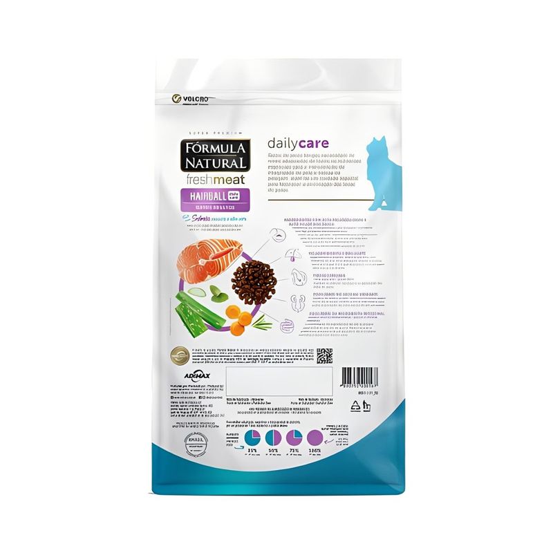 Ra  o Seca F rmula Seca Fresh Meat Hairball para Gatos Adultos Salm o 10 1kg 3