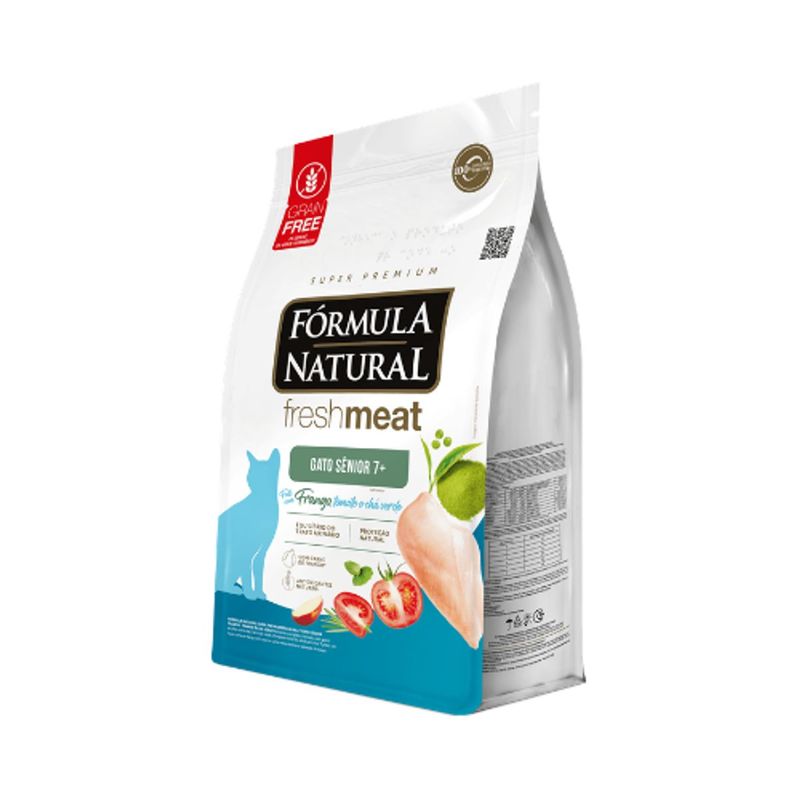 Ra  o Seca F rmula Natural Fresh Meat S nior 7  para Gatos Idosos Frango 10 1kg 2