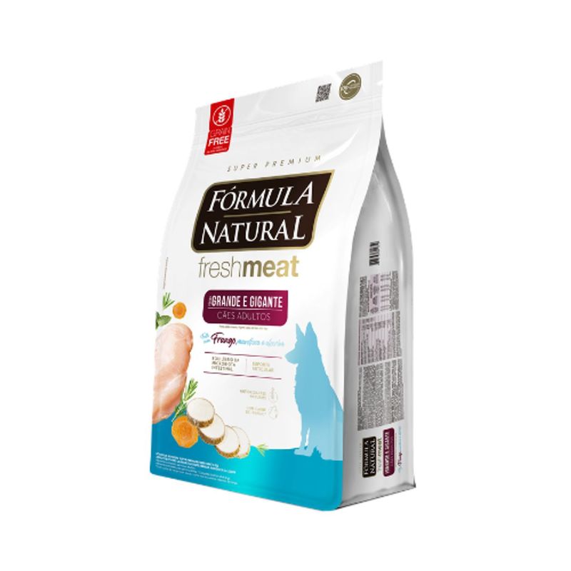 Ra  o Seca F rmula Natural Fresh Meat para C es Adultos Porte Grande e Gigante Frango 12kg 2