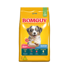 Ração Seca Bomguy Sem Corante para Cães Filhotes Frango 15kg