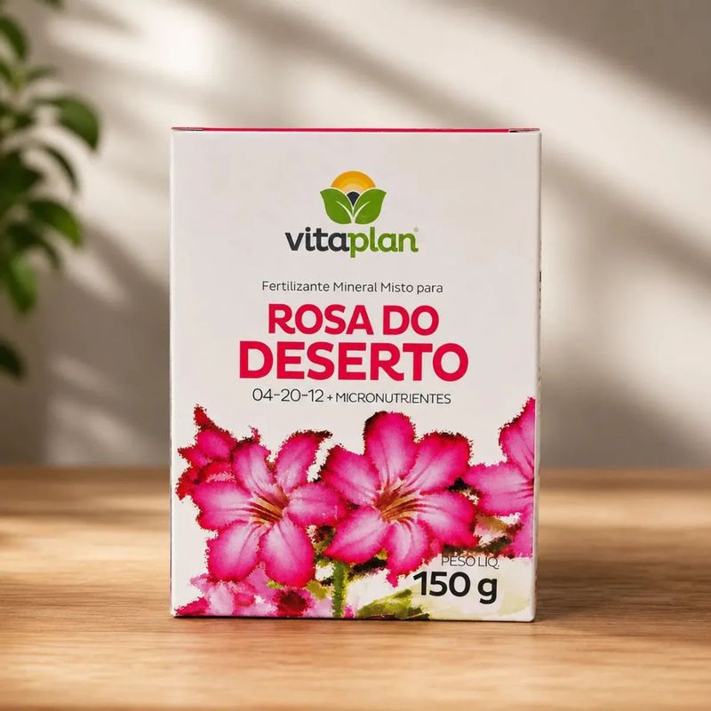 Fertilizante Nutriplan Vitaplan Rosa do Deserto para Plantio e Manuten  o 150g 3