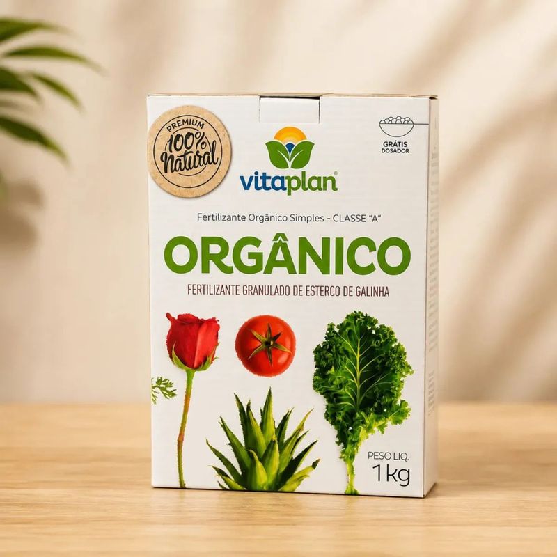Fertilizante Nutriplan Vitaplan Org nico para Plantio e Manuten  o 1kg 1
