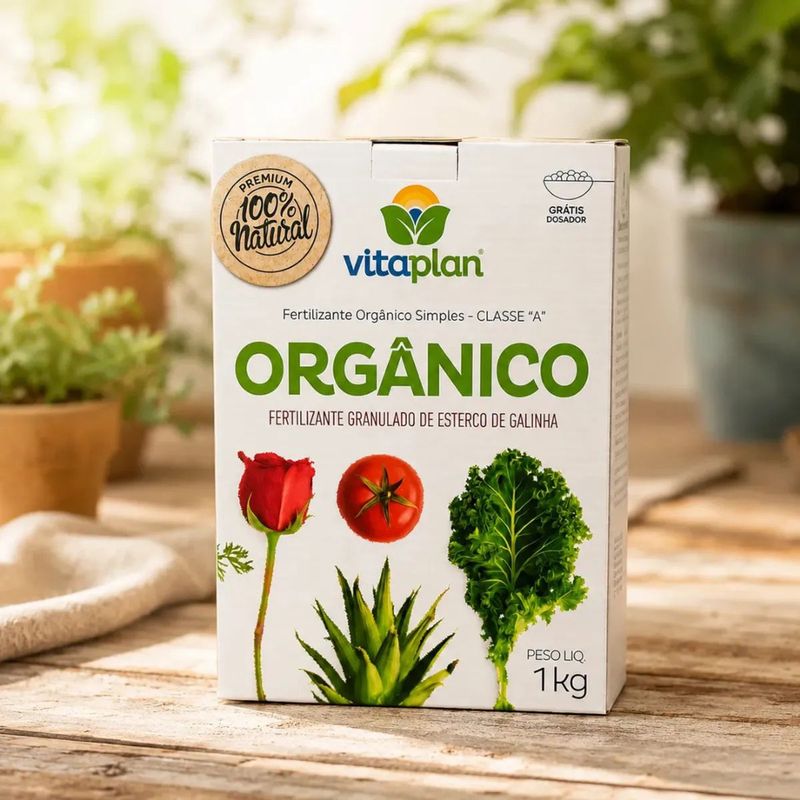 Fertilizante Nutriplan Vitaplan Org nico para Plantio e Manuten  o 1kg 2