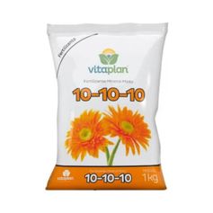 Fertilizante Nutriplan Vitaplan 10.10.10 para Plantas 1kg