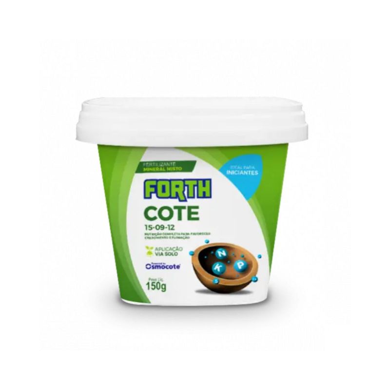 Fertilizante Forth Cote Plus 15-09-12 para Plantas 150g 0