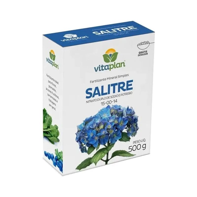 Fertilizante Nutriplan Vitaplan Salitre do Chile para Plantio e Manuten  o 500g 0