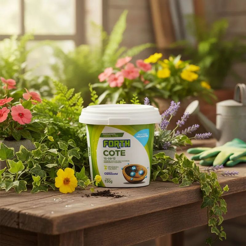 Fertilizante Forth Cote Plus 15-09-12 para Plantas 150g 1