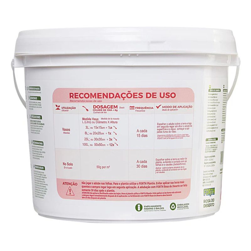 Fertilizante Forth para Rosa do Deserto 400g 1