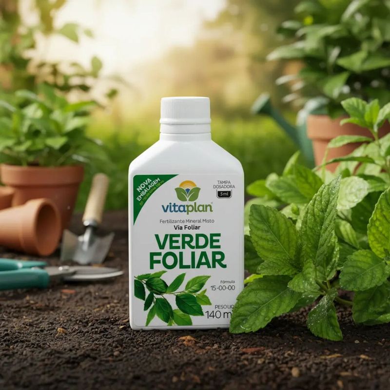 Fertilizante Nutriplan Vitaplan Verde Foliar para Folhas 140ml 2