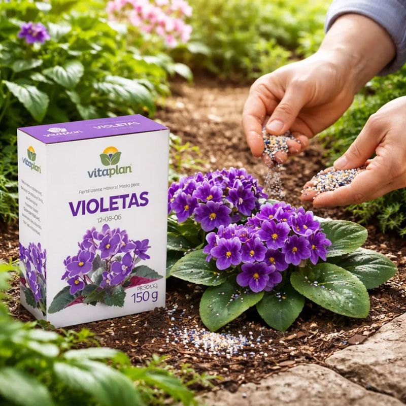 Fertilizante Nutriplan Vitaplan Violetas para Plantio e Manuten  o 150g 2