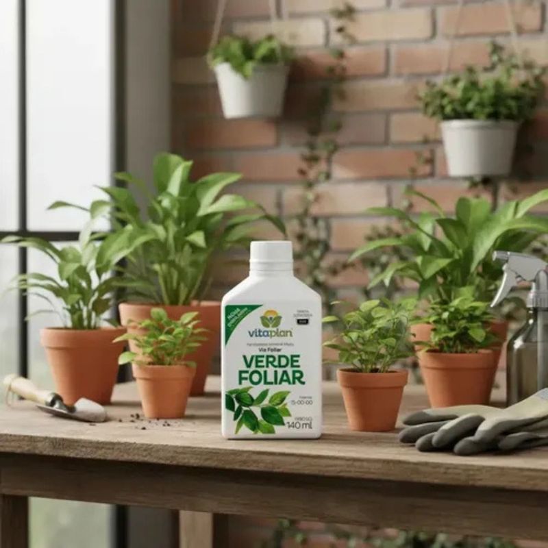 Fertilizante Nutriplan Vitaplan Verde Foliar para Folhas 140ml 3
