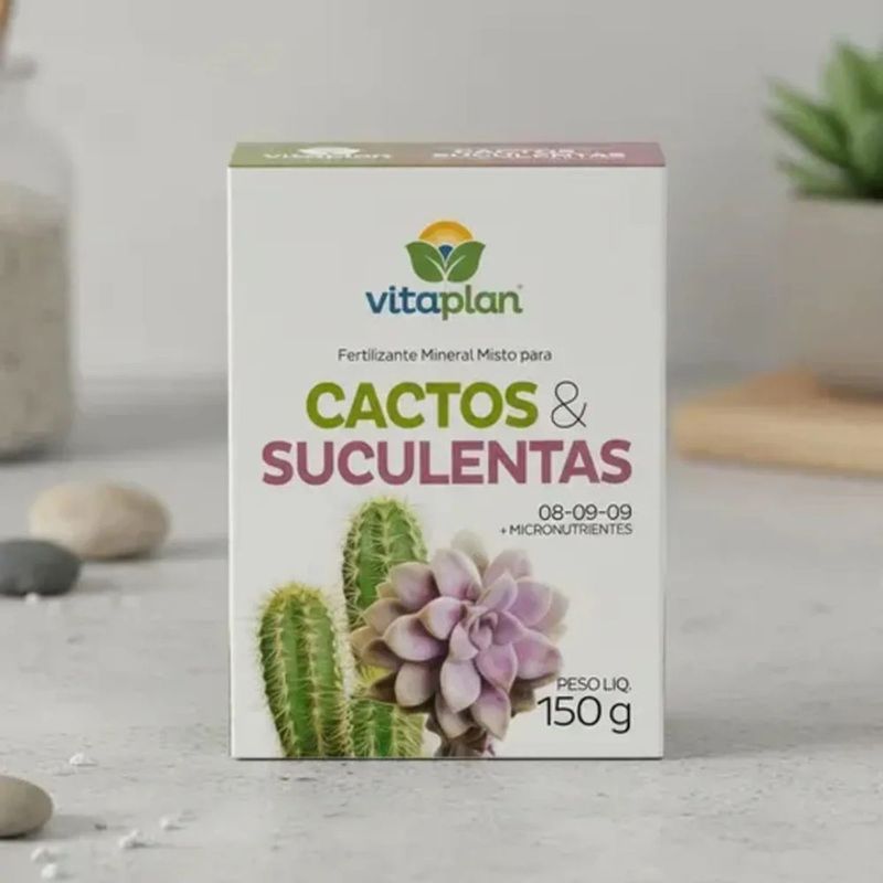 Fertilizante Nutriplan Vitaplan Cactos e Suculentas para Plantio e Manuten  o 150g 5