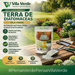 Fertilizante Vila Verde Terra de Diatom ceas para Plantas 100g  2