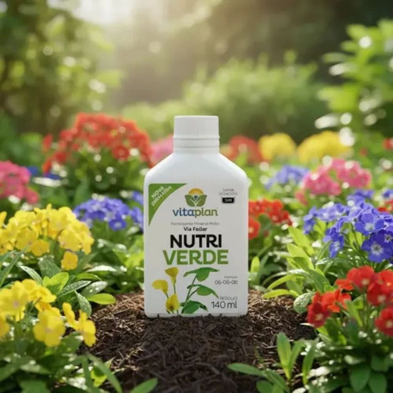 Fertilizante Nutriplan Vitaplan Nutriverde para Folhas Concentrado 140ml 1