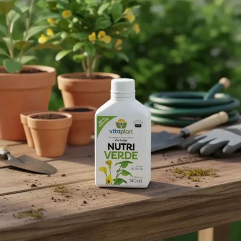 Fertilizante Nutriplan Vitaplan Nutriverde para Folhas Concentrado 140ml 2