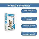 Antipulgas Biofarm Spot Plus On 1 5ml para C es at  10kg - Cont m 1 pipeta  3