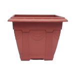 Vaso Nutriplan Floreira Romano Quadrado de Pl stico para Plantas Cor Cer mica N1 0