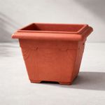 Vaso Nutriplan Floreira Romano Quadrado de Pl stico para Plantas Cor Cer mica N1 1