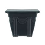 Vaso Nutriplan Floreira Romano Quadrado de Pl stico para Plantas Cor Preto N1 0