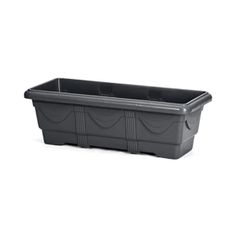 Vaso Nutriplan Jardineira Romano de Plástico para Plantas Cor Preto 80cm