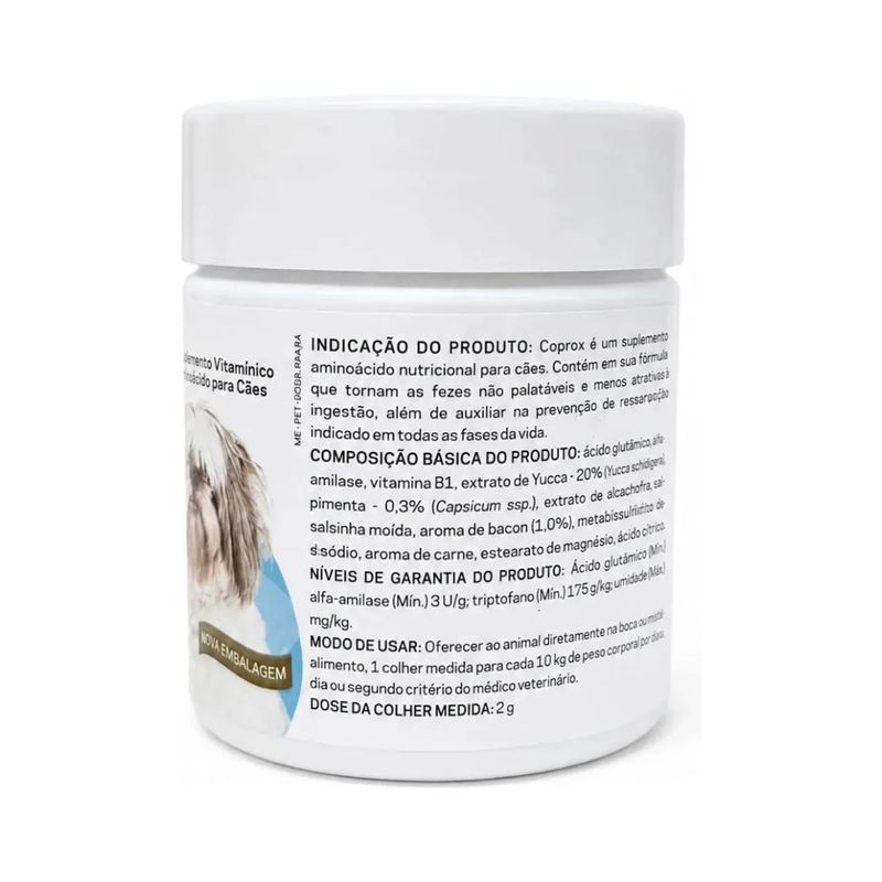 Suplemento Vitam nico Alivira Coprox para C es 60g 1