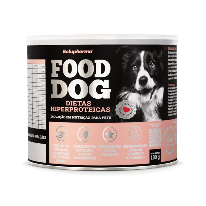Suplemento Botupharma Food Dog Dietas Hiperproteicas para C es Adultos 100g 0