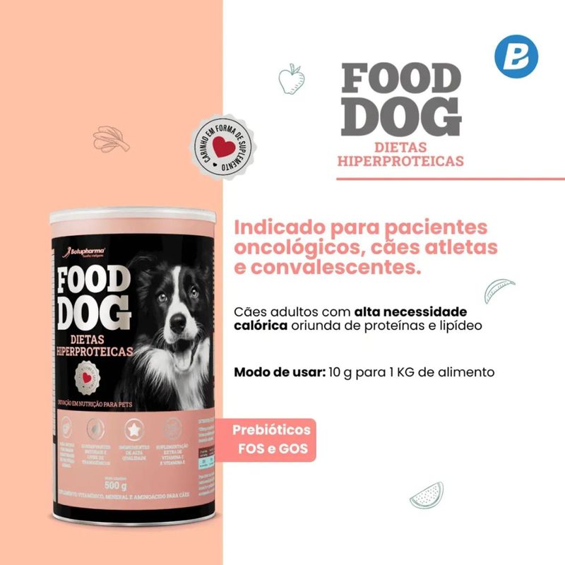 Suplemento Botupharma Food Dog Dietas Hiperproteicas para C es Adultos 100g 1