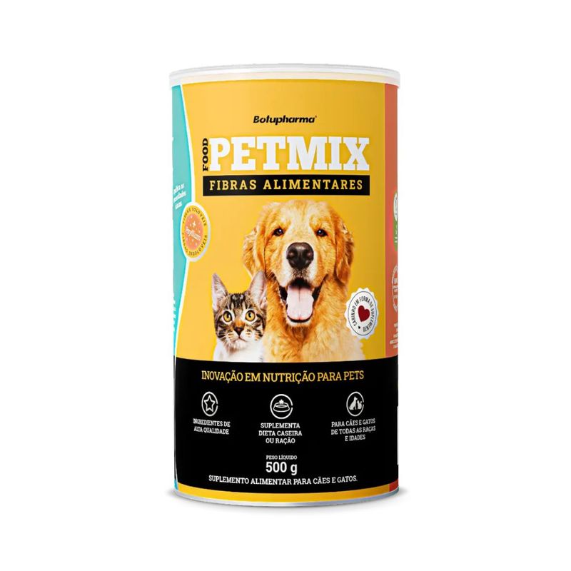 Suplemento Botupharma Food Pet Mix Fibras Alimentares para C es e Gatos 500g 0