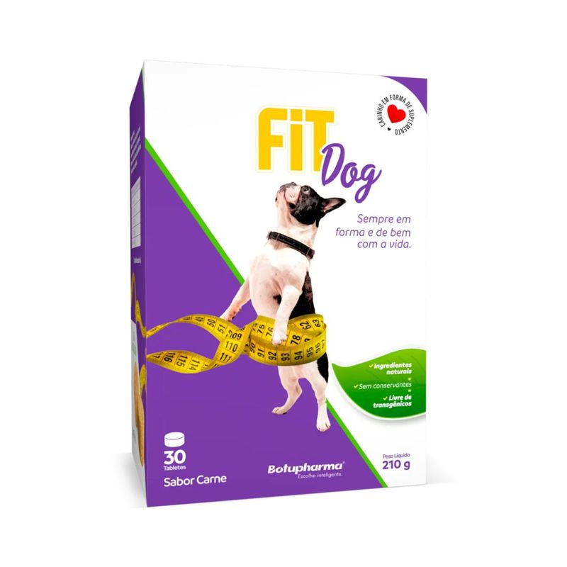 Suplemento Botupharma Fit Dog para C es 210g - Cont m 30 tabletes 0