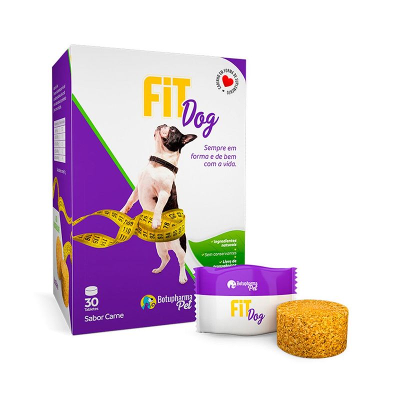 Suplemento Botupharma Fit Dog para C es 210g - Cont m 30 tabletes 1