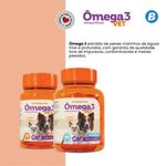 Suplemento Botupharma  mega 3 Vet para C es e Gatos 1000mg - Cont m 60 c psulas 1
