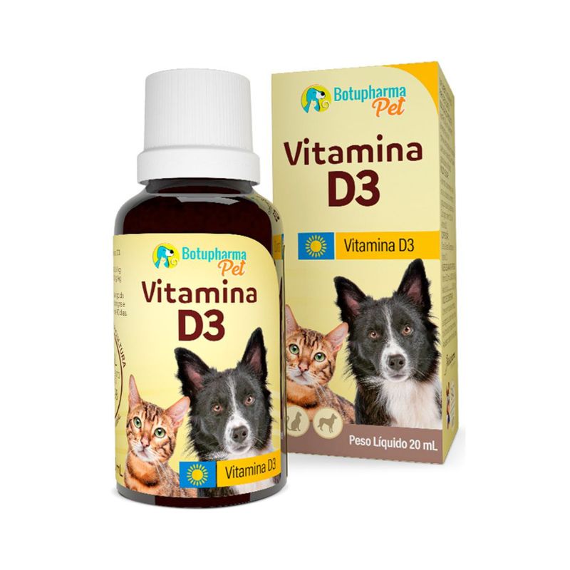 Suplemento Botupharma Vitamina D3 para C es e Gatos 20ml 0