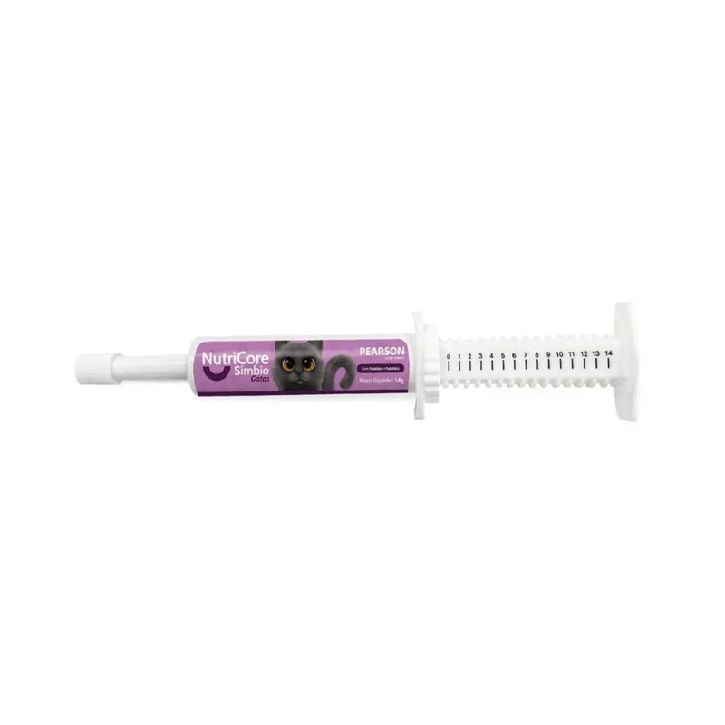 Suplemento NutriCore Simbio para Gatos 14g - Cont m 1 seringa 0