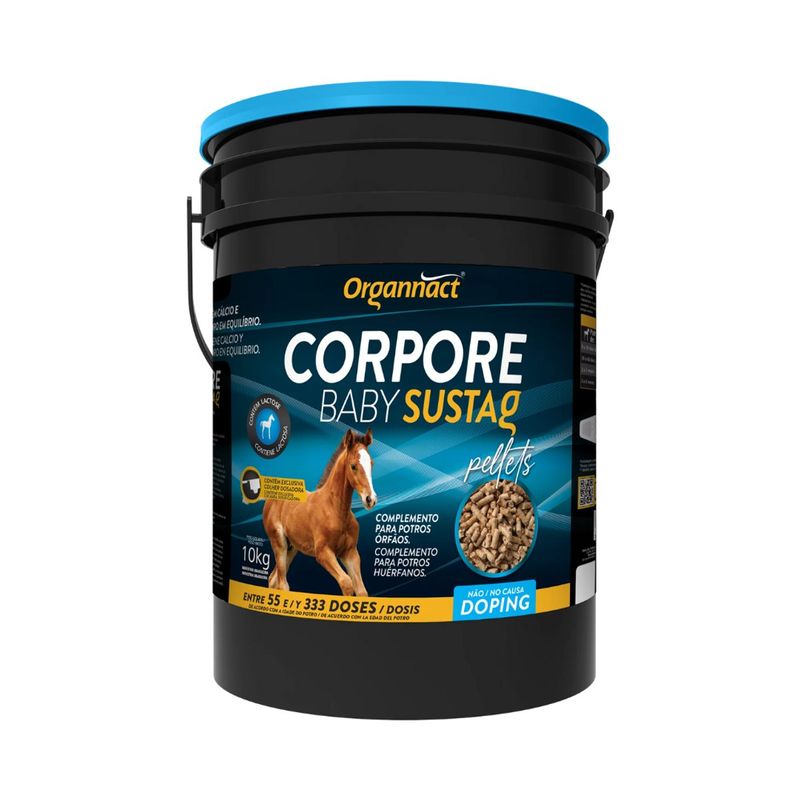 Suplemento Organnact Corpore Baby Sustag Pellets para Potros Lactentes 10kg 0
