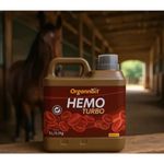 Suplemento Organnact Hemo Turbo para Equinos  Avestruzes  Pequenos Ruminantes e Su nos 5lts 1
