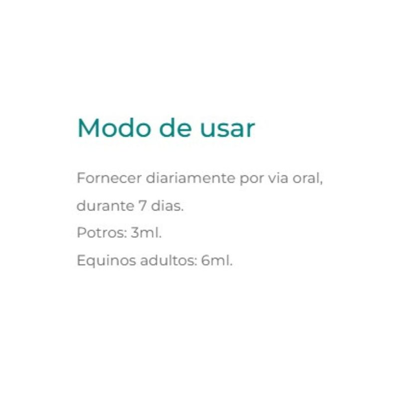 Suplemento Organnact Lactobac Equi para Equinos 66ml - Cont m 1 seringa 6