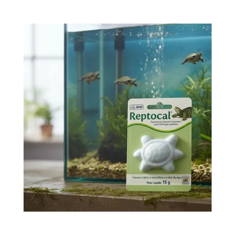 Suplemento Alcon Reptocal para Tartarugas Aqu ticas 15g 1