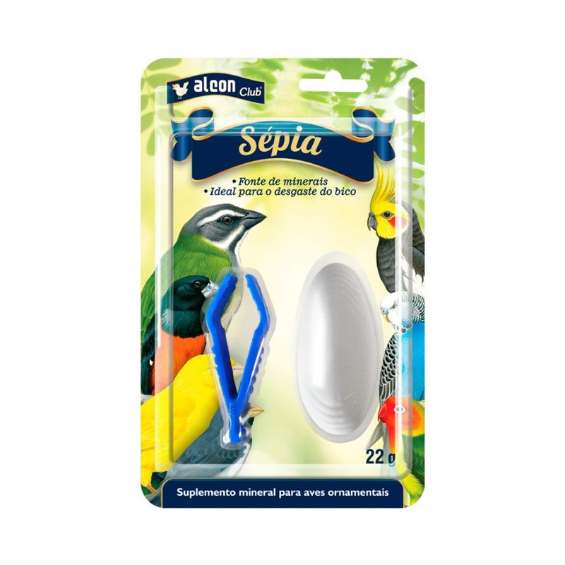 Suplemento Alcon Club S pia para Aves Ornamentais 22g 0