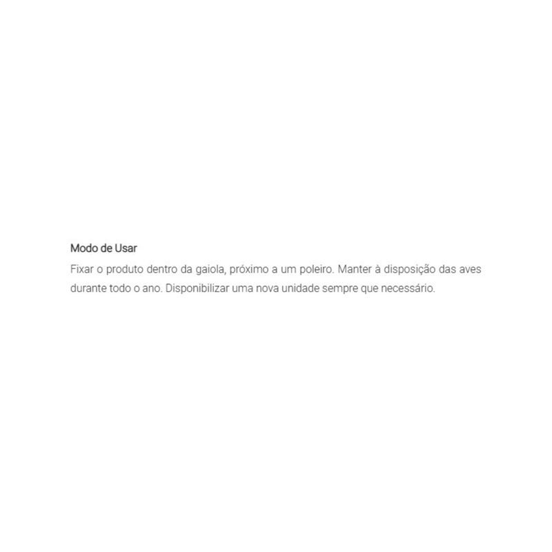 Suplemento Alcon Club S pia para Aves Ornamentais 22g 6