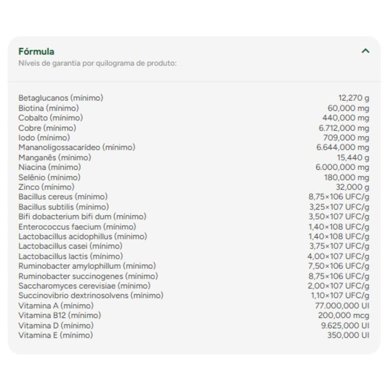 Suplemento Biofarm Florafarm para Bovinos 34g - Cont m 1 seringa 2